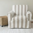 thumbnail image 2 of Housse de style décontracté pour fauteuil Cabana de Sure Fit à rayures, 2 of 4