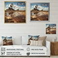 thumbnail image 4 of Designart "Texas Oil landscape Photography" Industrial Floater Framed Wall Art Print, 4 of 7
