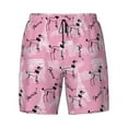 thumbnail image 4 of Lsque Mens Swim Trunks Cartoon Poodle Dog Pattern - Bathing Suit Compression Liner - Beach Swim Shorts Swimwear - (S-3XL) - Stretch Quick Dry -3X-Large, 4 of 9