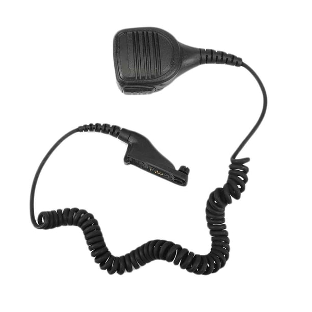 Bearachild Micrófono manos libres altavoz extraíble auricular de mano Walkie Talkie reemplazo de Radio bidireccional para exteriores para XiR Teléfono y Comunicación