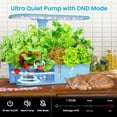 thumbnail image 3 of Hydroponics Growing System Kit, 12 Pods Watering Planter, Smart Indoor Garden with APP & WiFi Connected, 5 X Growth with 24W LED, Quiet Pump, for Vetables, Herbs and Flowers, 3 of 5