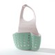 thumbnail image 5 of Se puede colgar, bolsa de almacenamiento ajustable para fregadero de doble capa, estante, grifo de cocina (beige), 5 of 5