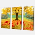 thumbnail image 1 of Designart - Bel Arbre Jaune d'Automne - Impression sur Toile Florale, 1 of 3