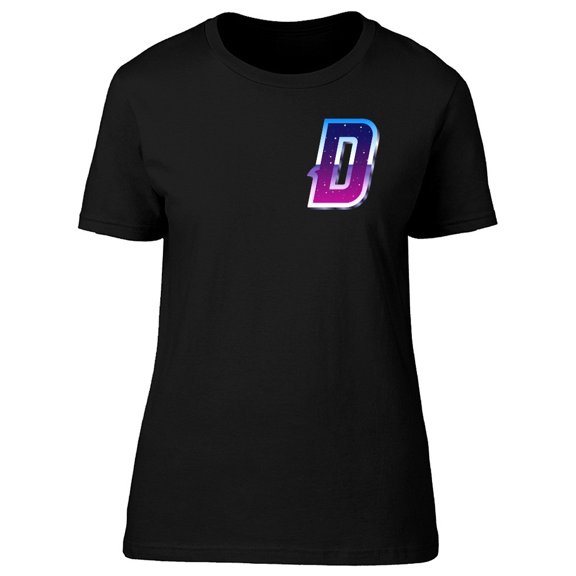 Retro Sci-Fi D Letter Tee Men's -Image by Shutterstock