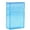 Blue, variant on Clear Cigarette Case, Clear Shimmer Protective Carry Case for Cigarettes, Slim Portable Metal Tobacco Holder