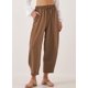 thumbnail image 2 of Pantalones capri EVALESS 2025 Harem Summer Chestnut 2XL para mujer, 2 of 7
