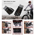 thumbnail image 4 of Guantes para hombre, guantes de invierno de piel de ante grueso con pantalla táctil (forro polar) (negro), 4 of 5