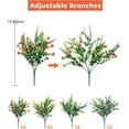 thumbnail image 3 of HESHENG Artificial Flowers for Outdoors, 8 Bundles Artificial Outdoor Plants UV Resistant Fake Plastic Flowers for Hanging Planter, Window Box Pot (Mix Color), 3 of 16