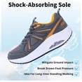 thumbnail image 4 of RomenSi Women Arch Support Walking Shoes Orthotic Sneakers for Plantar Fasciitis Foot and Heel Pain Relief Tennis US 9.5, 4 of 7