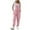 Pink, variant on FAFWYP Womens Cotton Linen Jumpsuits Casual Sleeveless Loose Long Baggy Bib Pants Overalls Rompers Summer Trendy Outfits