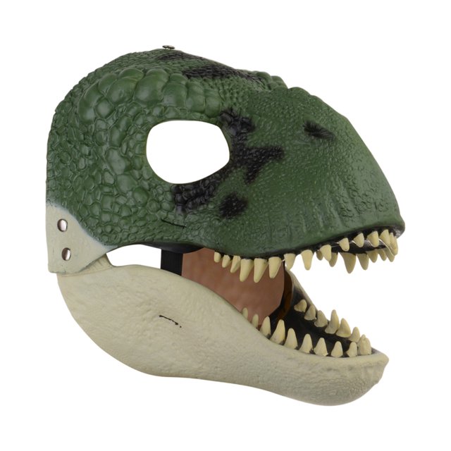 Juguete Máscara de dinosaurio Regalos Regalos de carnaval Máscara Niño Azul Dinosaurio Accesorios AMMAO MXZZ23418A3957
