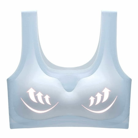 

Patlollav Clearance Womens Mind Sleep Underwear Plus Big-Size Comfort Sports Vest Bra Without Steel Ring
