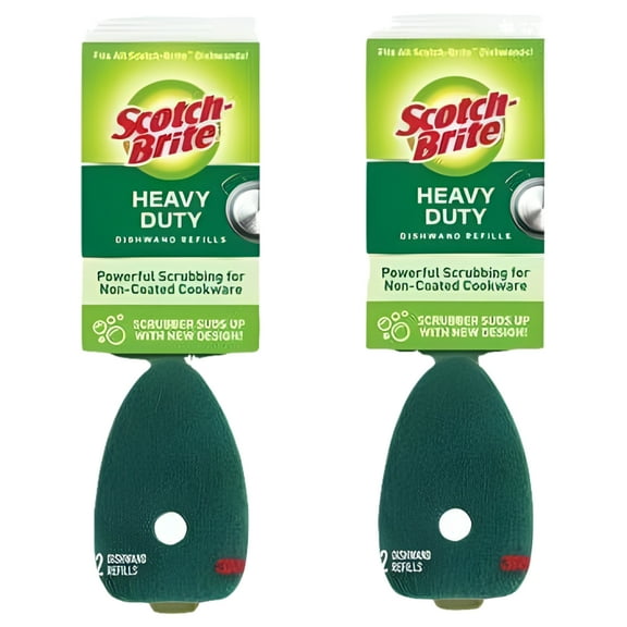 Scotch-Brite Heavy Duty Dishwand Refill, 4-Refills