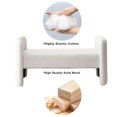 thumbnail image 5 of Ottoman Bench, 52" End of Bed Bench Bedroom Bench with 250 lbs Seating and Arms, Bench for Bedroom End of Bed in Teddy Fabric, Indoor Bench for Living Room, Entryway, Dining Room, Ivory, 5 of 8