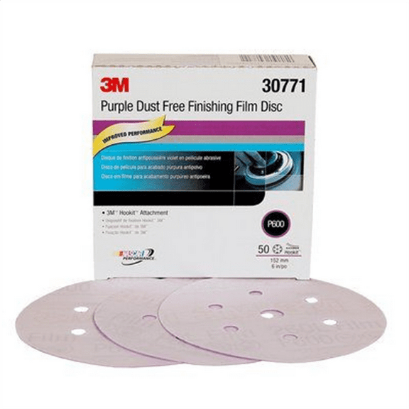 3M Purple Finishing Film Hookit(TM) Disc P600