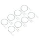 thumbnail image 1 of Candado de Cable de Seguridad Uxcell de Acero Inoxidable con Doble Bucle para Candado de Equipaje Claro, 1 of 6