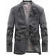 thumbnail image 1 of Chaqueta de hombre delgada, para jóvenes y de mediana edad, elegante, ajustada, para primavera y otoño, chaqueta vaquera informal de negocios., 1 of 5