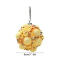 thumbnail image 3 of RBCKVXZ 2pcs Christmas Tree Ball Ornament Set 80mm/3.15inch Macaron Glittering Shatterproof Foam Hanging Christmas Ball Ornaments for for Xmas Year Birthday Home Party Supplies, 3 of 6