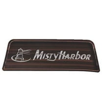 Misty Harbor Pontoon Boat Non-Skid Mat | 25 x 8 1/4 Inch Mahogany