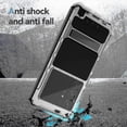 thumbnail image 5 of Estuche para teléfono de calidad militar de metal resistente para Samsung Galaxy S24 Ultra con protección de lente de pantalla incorporada, color plateado, 5 of 5