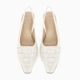 thumbnail image 3 of Women Sling Back Kitten Heels Low Dress Shoes Slingback Pumps Pointed Closed Toe Comfortable Party Office Sandals, 3 of 5