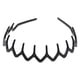 thumbnail image 3 of Juego de 2 diademas con peine para el cabello YONGSHENG Dientes de tiburón Plástico negro y marrón, 3 of 4