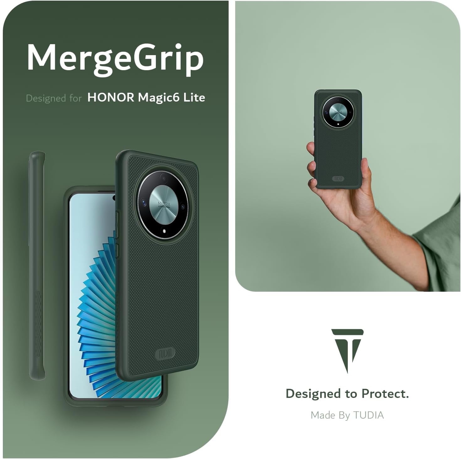 TUDIA MergeGrip Honor Magic 6 Lite Case 5G (2024) / Honor TUDIA MergeGrip Honor Magic 6 Lite Case 5G (2024) / Honor