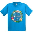 thumbnail image 3 of Inktastic Happy Mother's Day Flowers Youth T-Shirt, 3 of 5