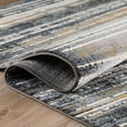 thumbnail image 5 of Addison Rugs Dayton 3'3" x 5'1" Striped Fabric Area Rug in Storm Multi-Color, 5 of 5