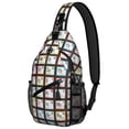 thumbnail image 1 of Educational Wall Science Classroom Scientific Formula Science Lover Crossbody Sling Bag for Men Women, 1 of 6
