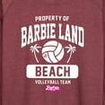 thumbnail image 3 of Barbie the Movie - Property of Barbie Land Beach Volleyball - Women's Lightweight French Terry Long Sleeve Shirt, 3 of 5