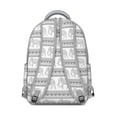 thumbnail image 3 of Elephant Patterned School Backpack - Waterproof Bookbag for College, Trendy Laptop Backpack for Work, Comfortable Straps, Cute Elephant Themed Gift, 3 of 6
