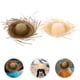 thumbnail image 5 of 2 sombreros hawaianos de paja para mujer - Sombrero tejido para el sol - Tocado para fiesta tropical - Divertido sombrero mexicano para playa - Vacaciones de verano, 5 of 7