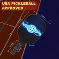 thumbnail image 5 of Uxcell Graphite Pickleball Paddles USAPA Fiberglass Paddle with Bag Blue Ball, 5 of 7