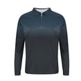 thumbnail image 5 of Pisexur Chandails en Molleton pour Hommes à Manches Longues, Sweat à Col Rabattu, Mode Décontractée, Patchwork de Couleurs Surdimensionné, Pull-Over, Fermeture Éclair Quart, Chemises de Gym Athlétiques, Chandail en Molleton Grande Taille M-6TG, 5 of 5