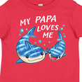 thumbnail image 4 of Inktastic My Papa Loves Me- whale shark Boys or Girls Toddler T-Shirt, 4 of 5