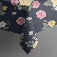 thumbnail image 4 of Pioneer Flower Floral Print Pattern Rectangle Tablecloth 60"x102", Waterproof Polyester Table Cloth, Wipeable Spillproof for Dining Camping Indoor Outdoor, 4 of 6