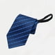 thumbnail image 2 of Penkiiy Hombres Moda Negocios Camisa de vestir 8cm Poliéster sólido Lazy Zipper Tie, 2 of 4