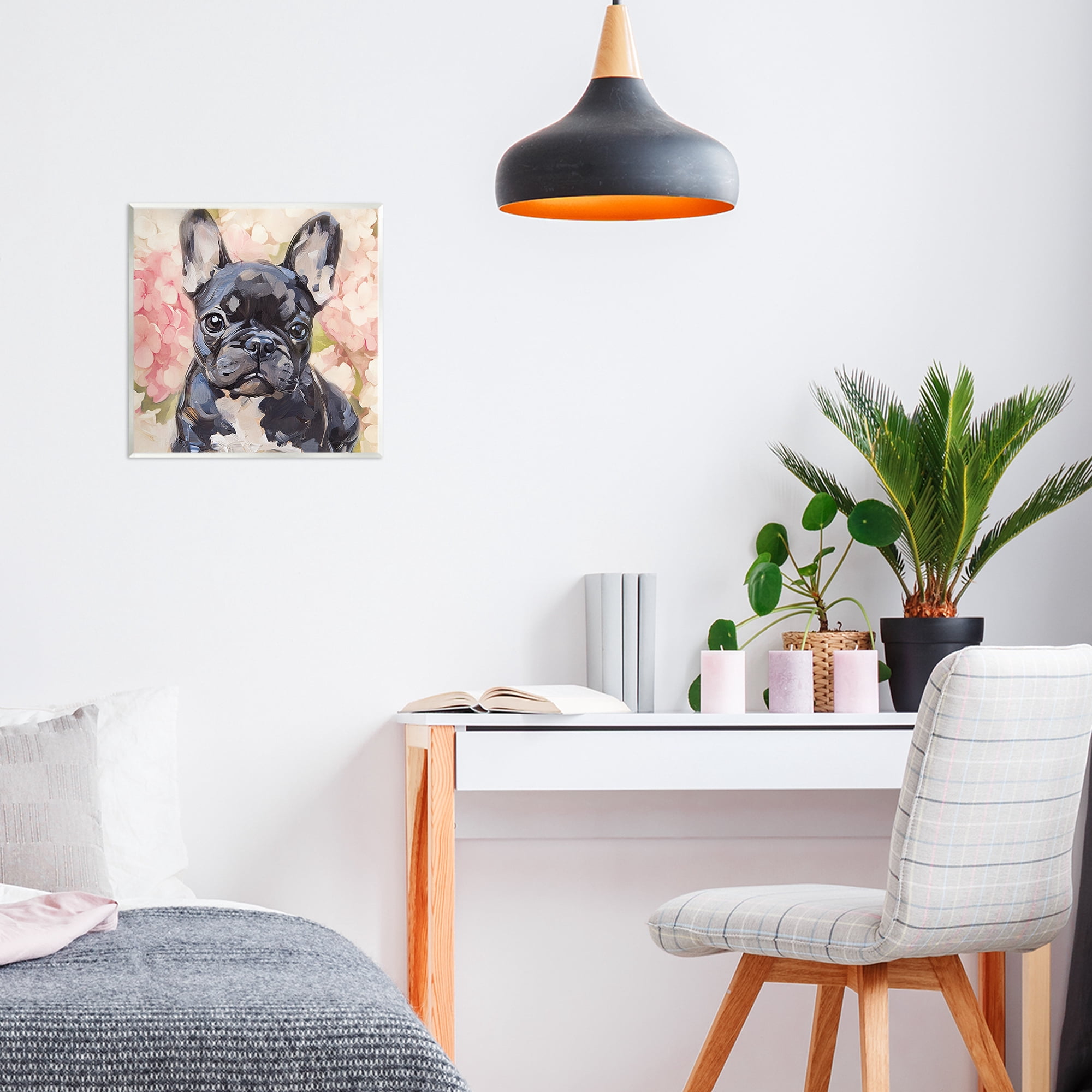 Stupell Industries Sweetest Little Bulldog Wall Plaque Art, design by Tina LeCour