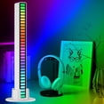 thumbnail image 1 of Bombilla Lámparas de control de sonido de música de luz de ritmo LED RGB Wdftyju enchufe blanco tipo C, 1 of 5