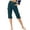 Dark Blue, variant on Gunia Womens Capri Pants High Waisted Trendy Casual Elastic Waist Cropped Trouser Fashion Resort Wear Beach Vacation Capris Clothes Summer Pants