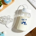 thumbnail image 6 of Baby Bottle, 10oz Self Feeding Silicone Pacifier Bottle with Nipple Straw, Anti-Colic Leakproof Infant Feeder for Travel and Home, (2 Pack), 6 of 6