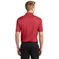 thumbnail image 2 of Sport-Tek Heather Contender Polo. St660 , ST660 , Scarlet Heather , XX-Large, 2 of 2
