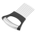 thumbnail image 1 of Tenedor De Cortador De Cebolla, Soporte Acero Inoxidable Fruta Carne Cortador de Tomate Cortadora Peeler Chopper con 10 Dientes útiles Utensilios de Cocina Utensilios de Cocina Cocina Octpeak NO, 1 of 7