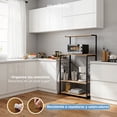 thumbnail image 2 of MUEBLANA | Alacena Pamplona | Organizador de Cocina | Mueble Organizador | Alacena Rack para cocina Mueblana ALACENA PAMPLONA, 2 of 7