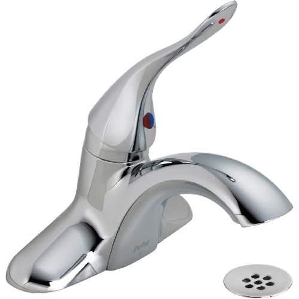 Delta Faucet 2302LF Classic Basin Faucet – Chrome, 1-Hole, 1.5 GPM Water-Efficient