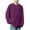 Purple, variant on POIUYTR Men's Cotton Long Sleeve T-Shirts Loose Fit Crew Neck Shirts Comfort Casual Base Layer Tee Tops