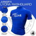 thumbnail image 2 of Body Glove S/A Youth Fitted Basic Lycra Athletic Rash Guards, Unisex, Blue, Juniors 14, 2 of 7