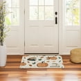 thumbnail image 3 of Yayeee Doormat for Indoor Entrance 32" x 20" Non Slippery Floor Rug, Beige Fall Leaves, 3 of 8