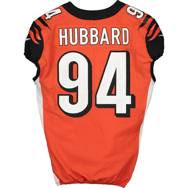 Sam Hubbard Cincinnati Bengals GameUsed 94 Orange Jersey
